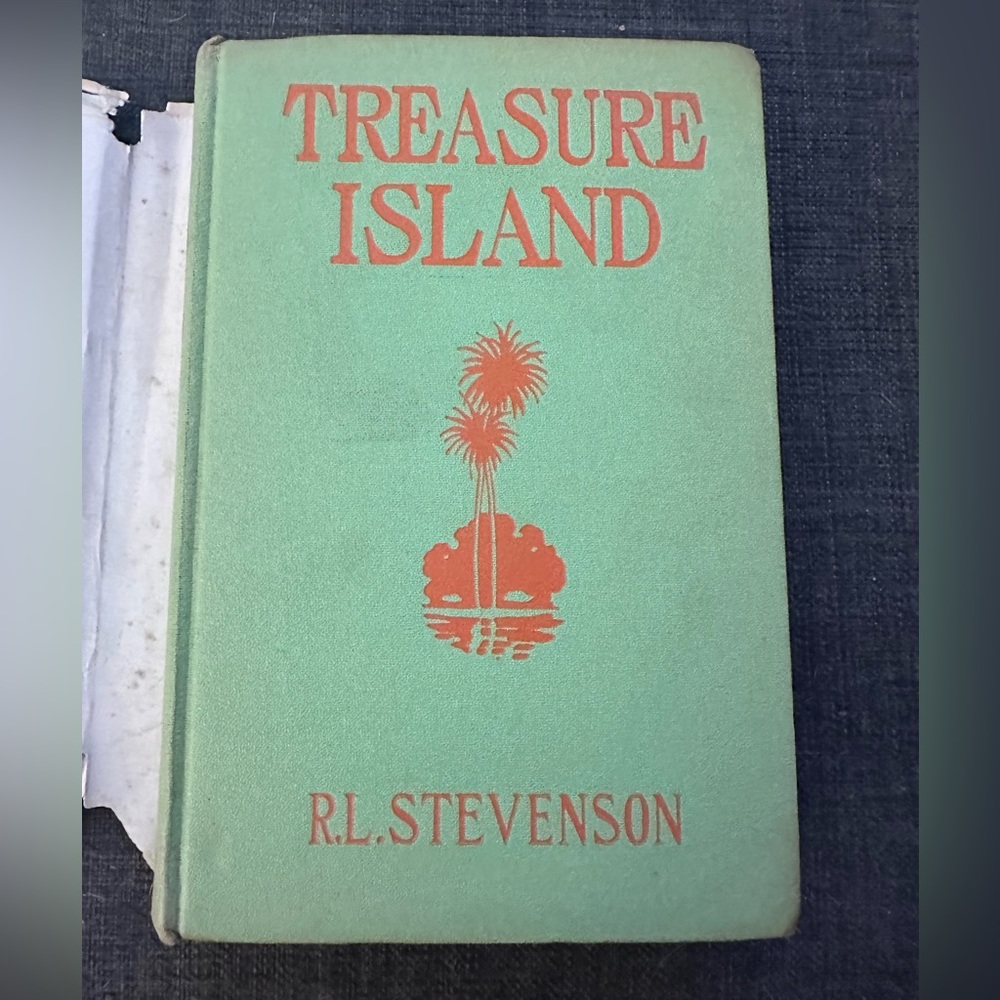 TREASURE ISLAND by RL Stevenson, Grosset & Dunlap, no date, circa 1950